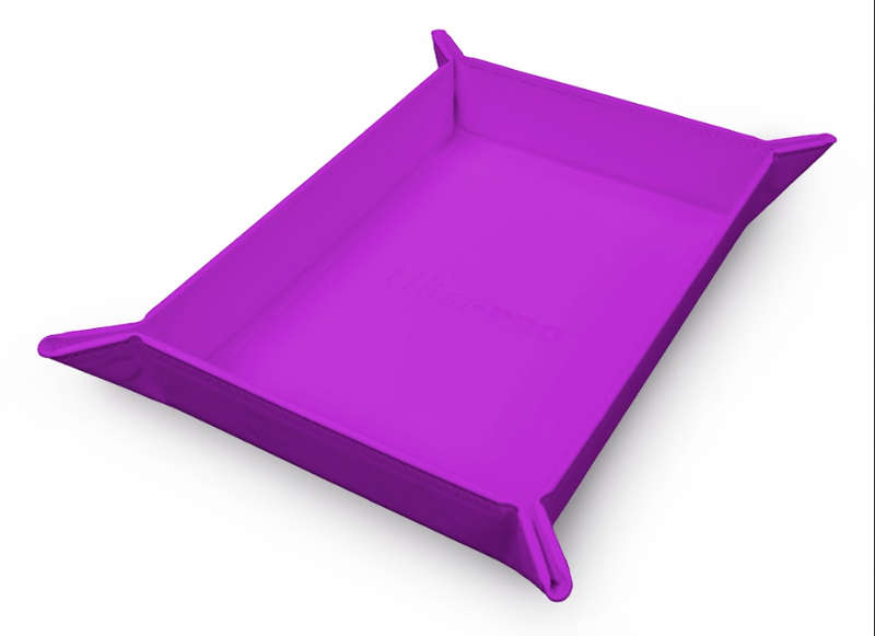 Vivid Magnetic Foldable Dice Tray Purple (Dice Sets & Games)