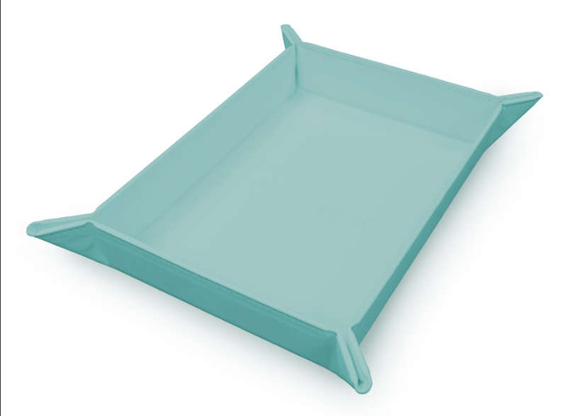 Vivid Magnetic Foldable Dice Tray Light Blue (Dice Sets & Games)