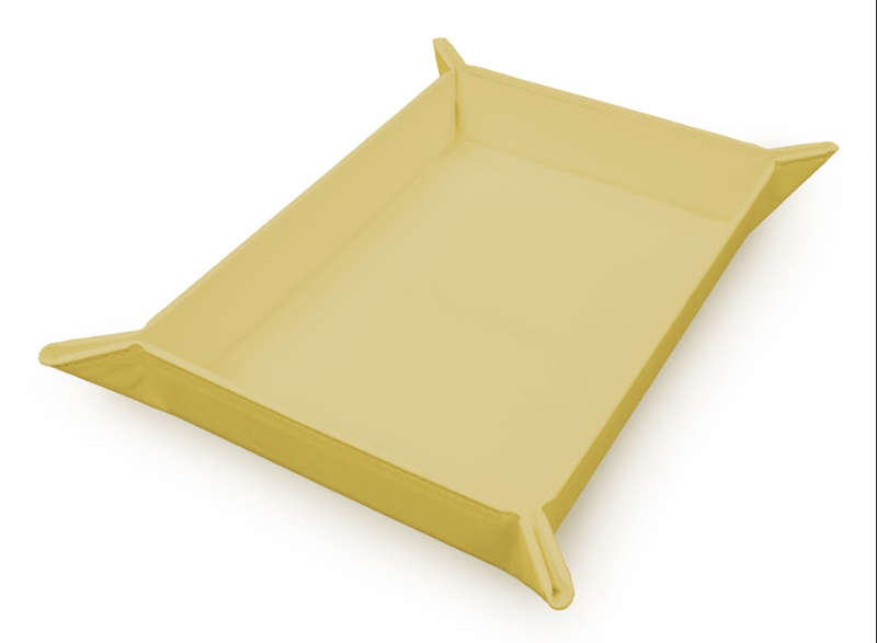 Vivid Magnetic Foldable Dice Tray Yellow (Dice Sets & Games)