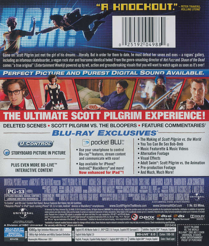 Scott Pilgrim vs. the World (2010) (Blu-ray + DVD) (Second-Hand)