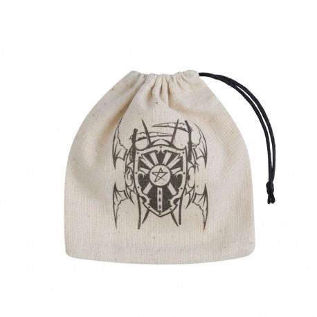 Vampire Beige & black Basic Dice Bag (BVAM101) (Dice Sets & Games)
