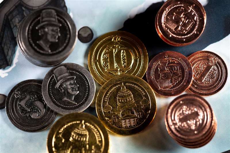 Industrial Metal Coins Set (50) (Coins)