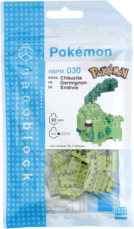 Nanoblock Pokemon Series Chikorita (3D Puzzles)