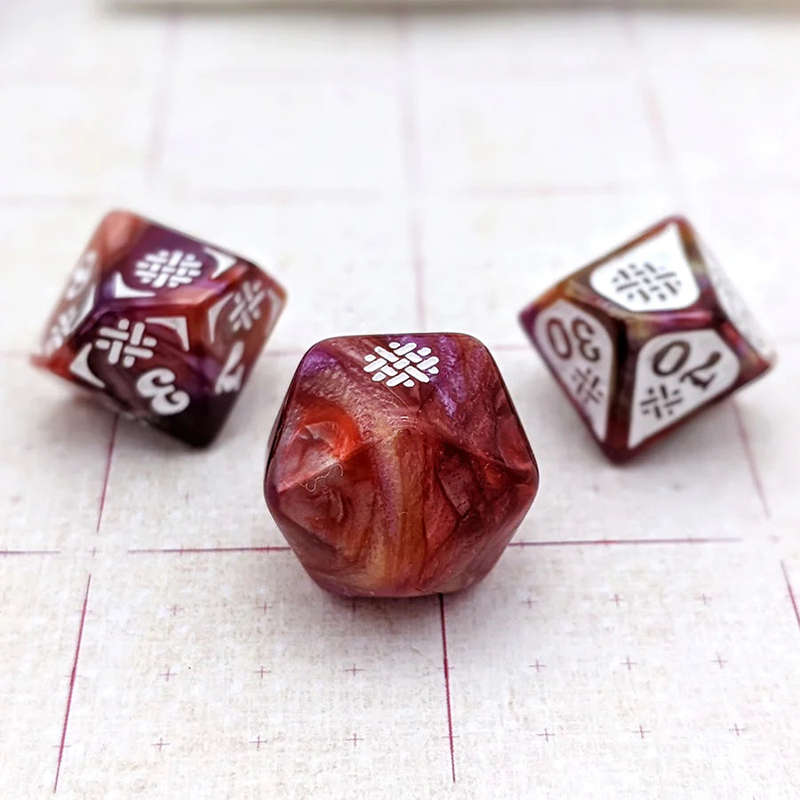 Wild Magic Dice (3) (Dice Sets & Games)