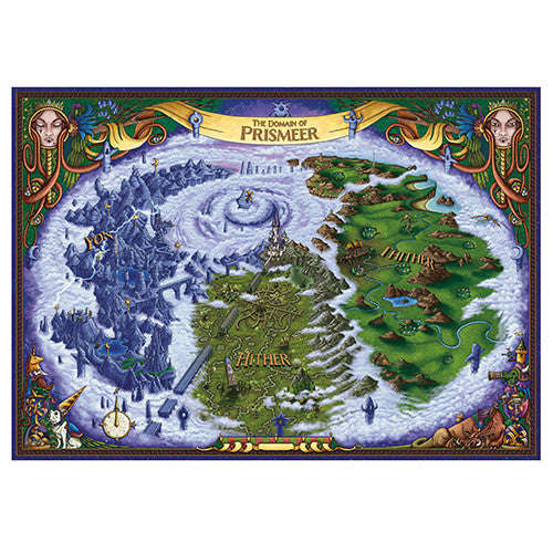 D&D Minis Icon of the Realms The Domain of Prismeer and The Witchlight Carnival Mat (Board Games)