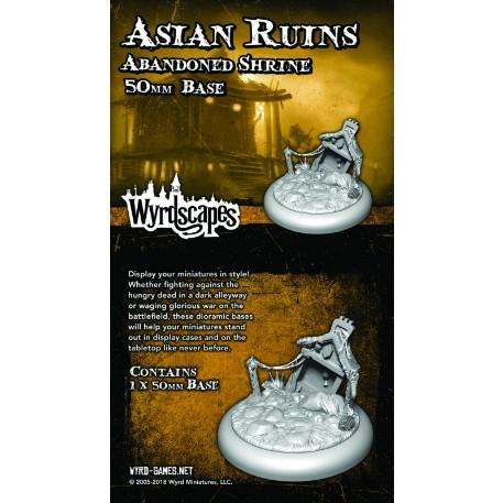 Malifaux Terrain Wyrdscapes Asian Ruins 50mm Abandoned Shrine (Miniatures)