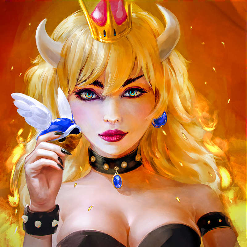 Dice Tray Bowsette (Dice Sets & Games)