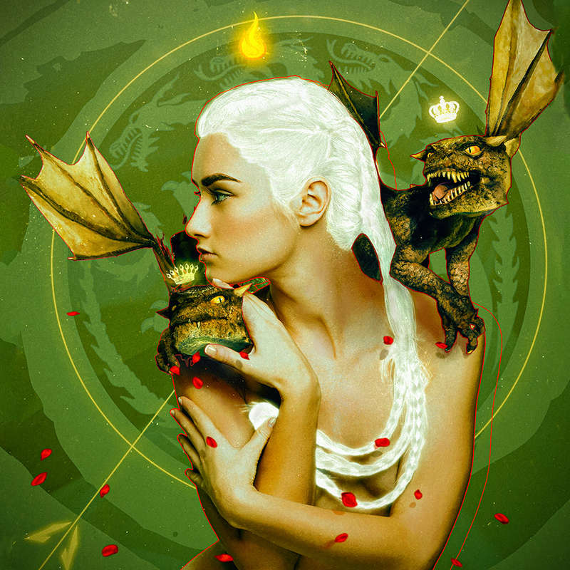 Dice Tray Daenerys (Dice Sets & Games)