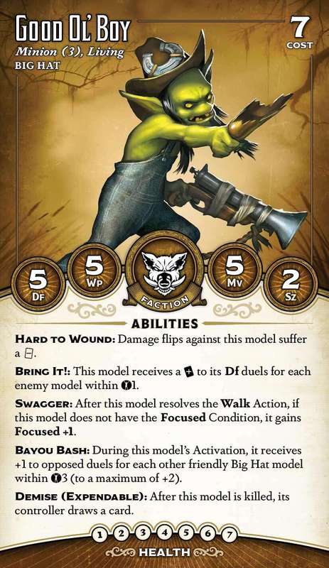 Malifaux Bayou Good Ol Boy (Miniatures)
