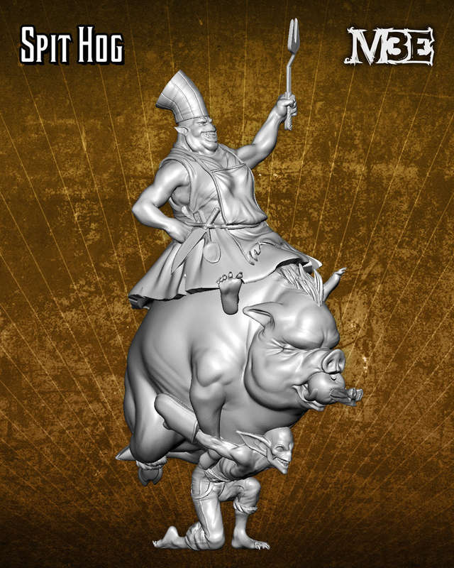 Malifaux Bayou Spit Hog (Miniatures)