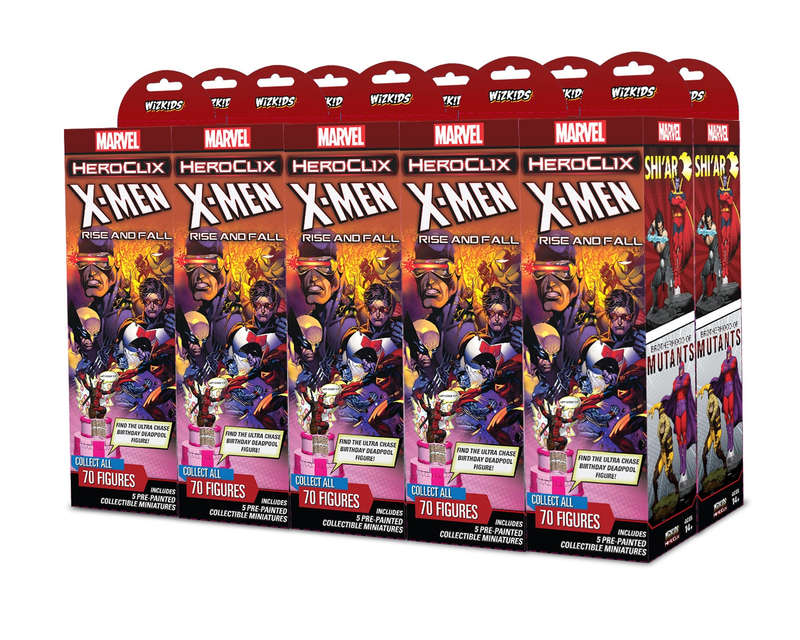 Marvel HeroClix X-Men Rise and Fall Booster Brick (10) (Board Games)