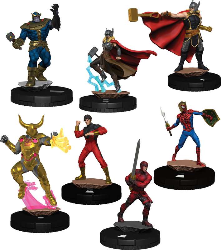 Marvel HeroClix Avengers War of the Realms Booster Brick (Board Games)