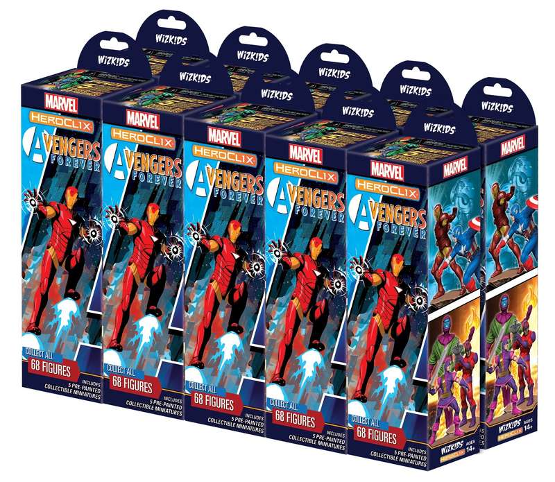 Marvel HeroClix Avengers Forever Booster Brick (10) (Board Games)