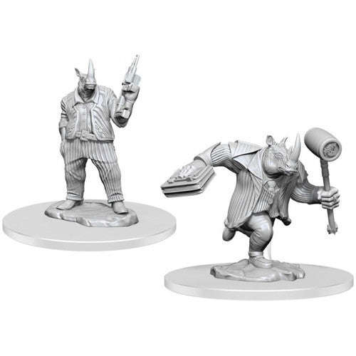 Magic the Gathering Minis W06 Freelance Muscle and Rhox Pummeler (Board Games)