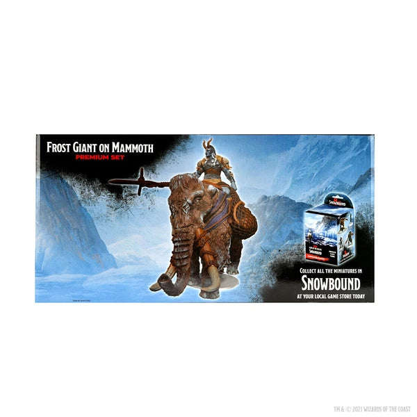 D&D Fantasy Miniatures Icons of the Realms Set 19 Snowbound Frost Giant and Mammoth P (Board Games)