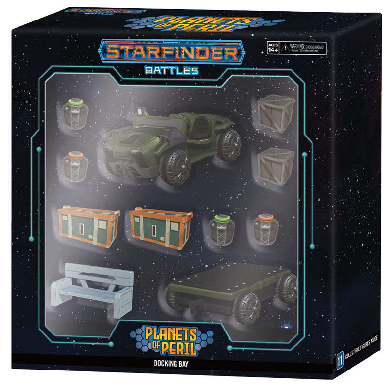 Starfinder Battles Planets of Peril Docking Bay Premium Set (Board Games)