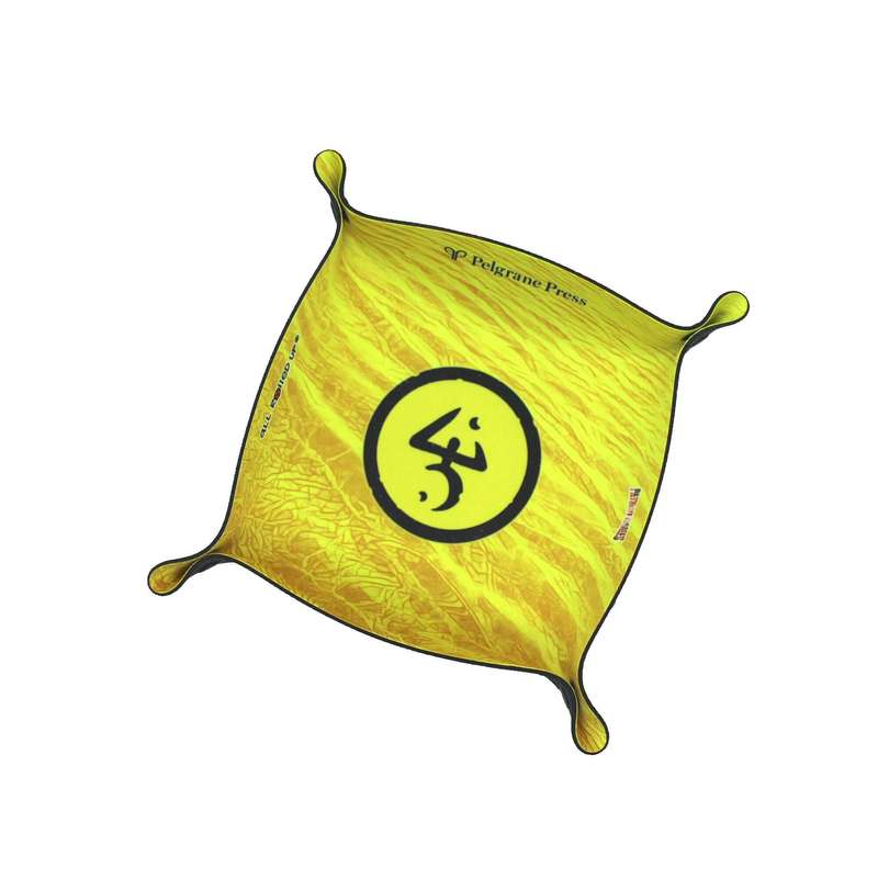 Lake Hali The Yellow King Square Dice Tray (Dice Sets & Games)