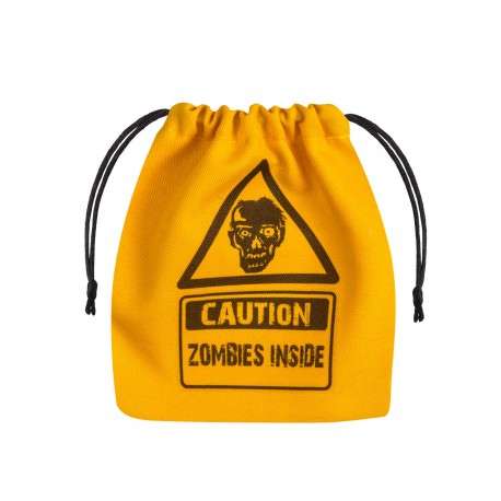Zombie Yellow & black Dice Bag (Dice Sets & Games)
