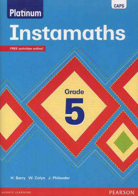 Platinum Instamaths Grade 5 Learners Book (CAPS Aligned) ISBN/SKU: 9780636165007
