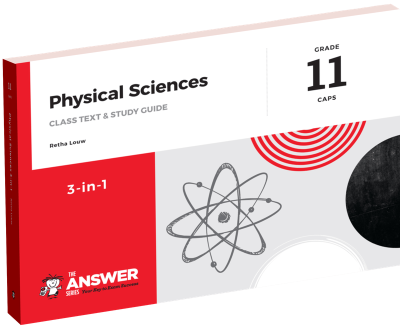 The Answer Series Gr 11 Physical Sciences '3 in 1' ISBN/SKU:9781920558314