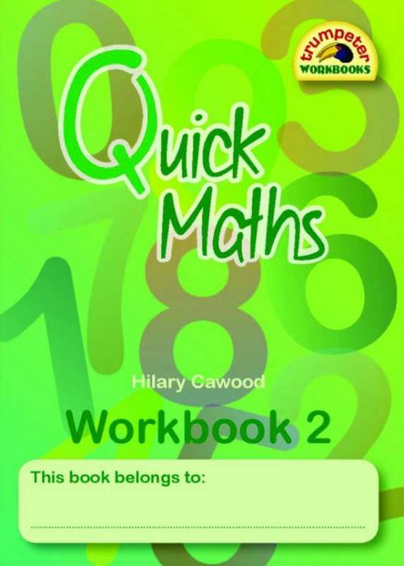 Quick Maths Workbook 2 ISBN/SKU: 9781920008956