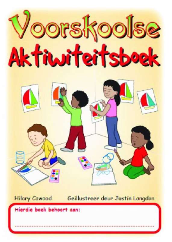 Voorskoolse Aktiwiteitsboek ISBN/SKU: 9781920008918
