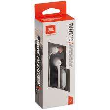 JBL T110 in ear Headphone White