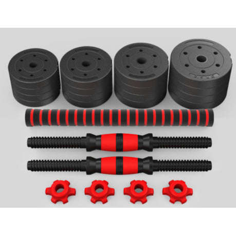 Indoor Gym Weightlifting Adjustable Barbell & Dumbbells
