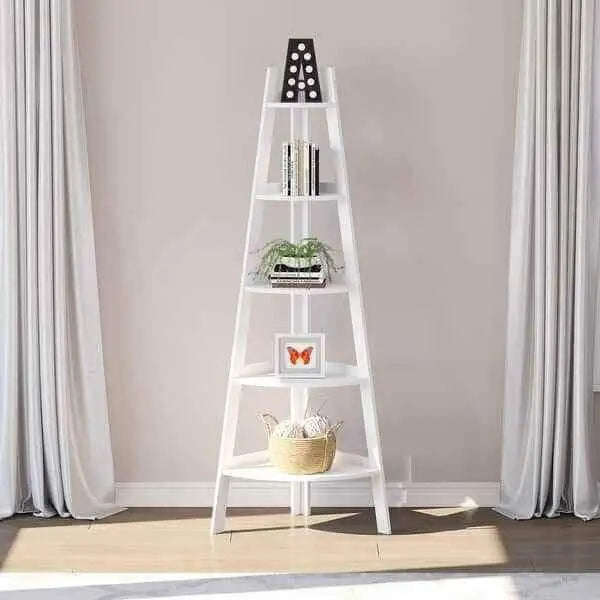 5 Tier Ladder Corner Shelf