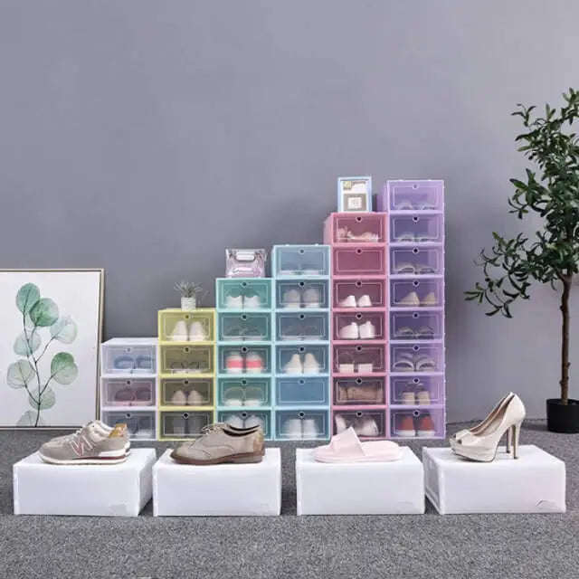6 Piece Stackable Shoe Organizer