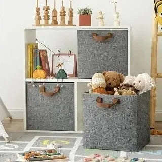 Collapsible Fabric Storage Basket