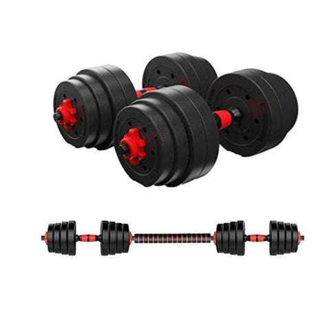 Indoor Gym Weightlifting Adjustable Barbell & Dumbbells