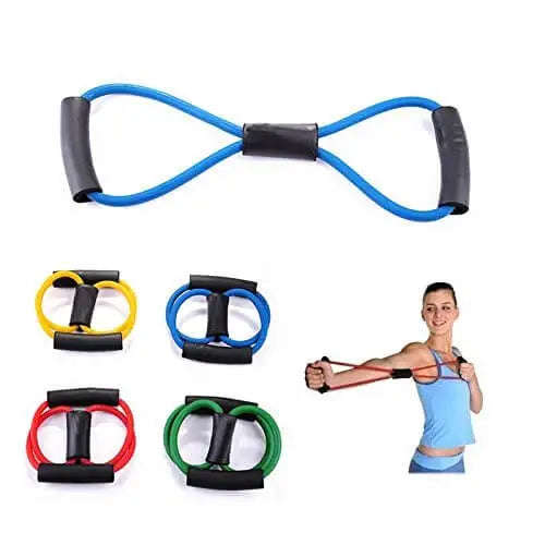 Elastic Fitness Resistance Rope - Blue