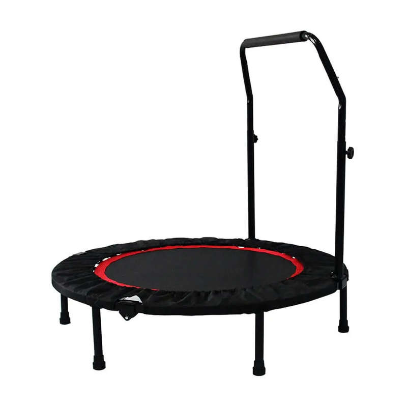 Fitness Trampoline with Adjustable Handlebar