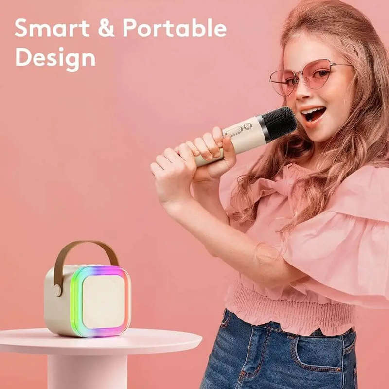 Mini Speaker KaraokeBluetooth Wireless Portable Microphone