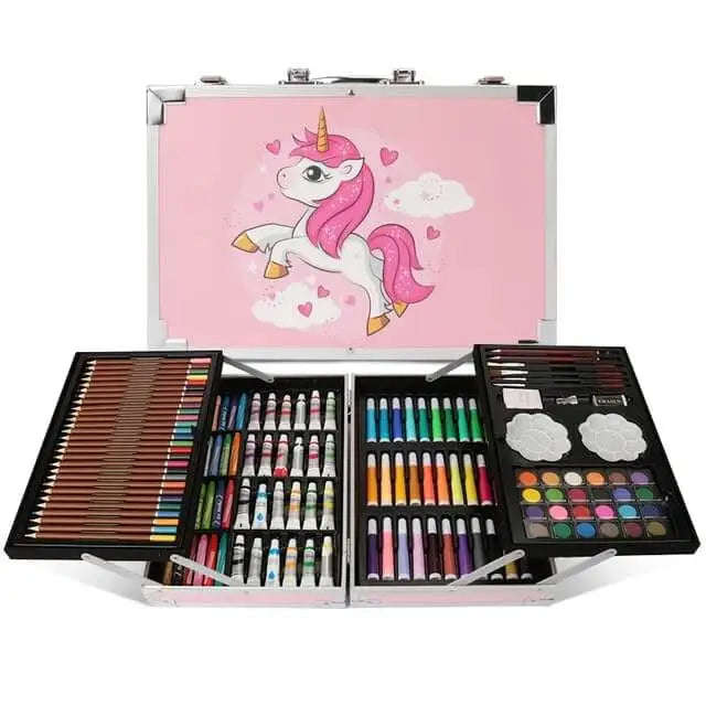 Kids Unicorn Colour Set Vanity Box