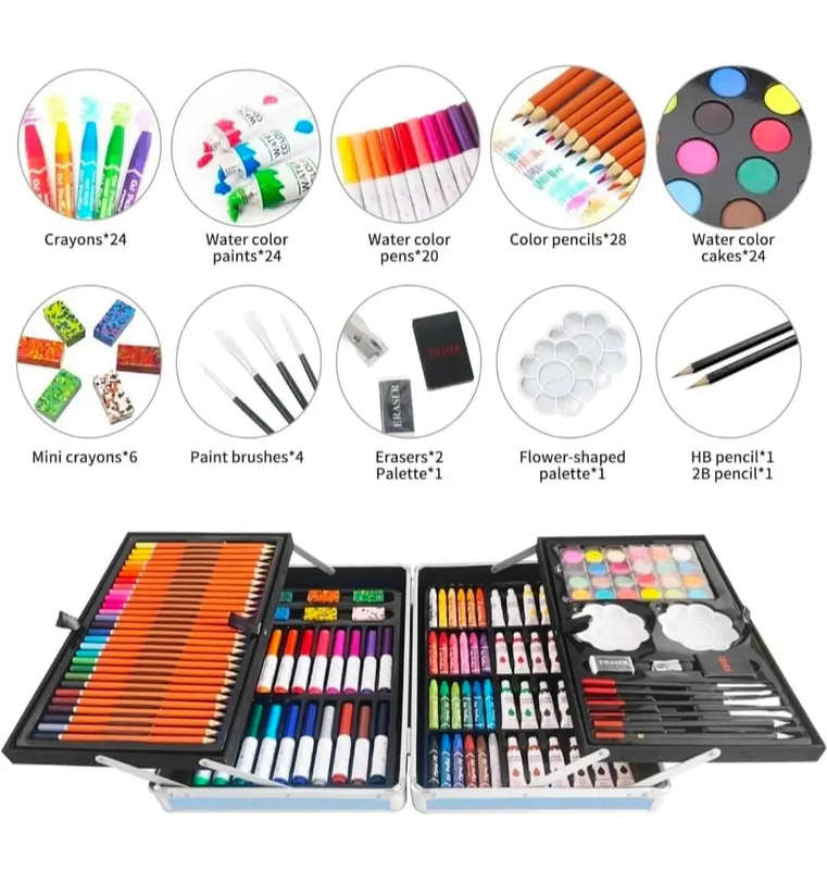 Kids Unicorn Colour Set Vanity Box
