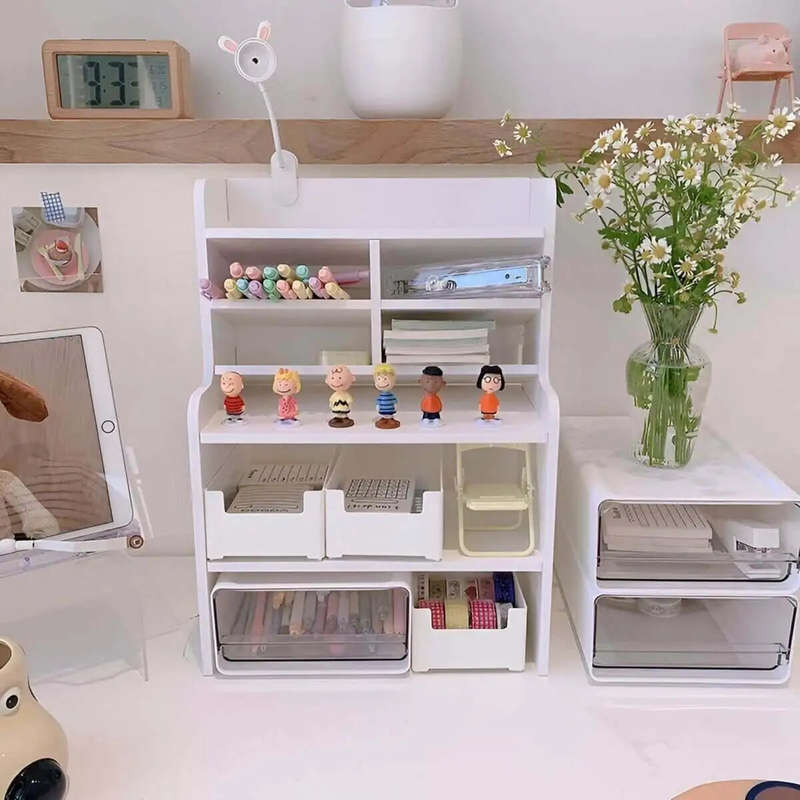 Minimalistic Fiber Board Desktop Organizer