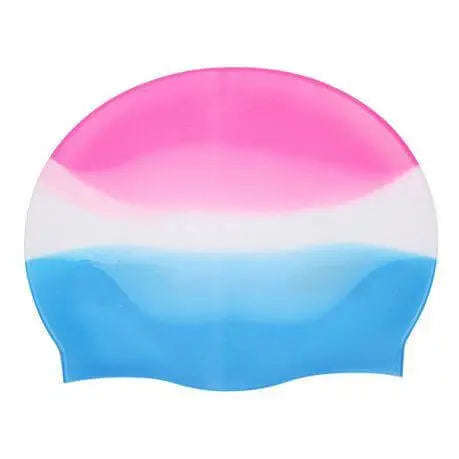 Multi-Coloured Silicone Swim Cap