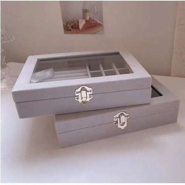 Multiple Compartments Jewelry Storage Box