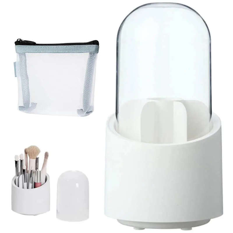Rotating Makeup Brush Storage Box