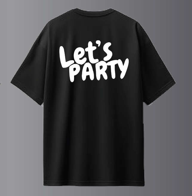 Let's Party Oversized T-Shirt