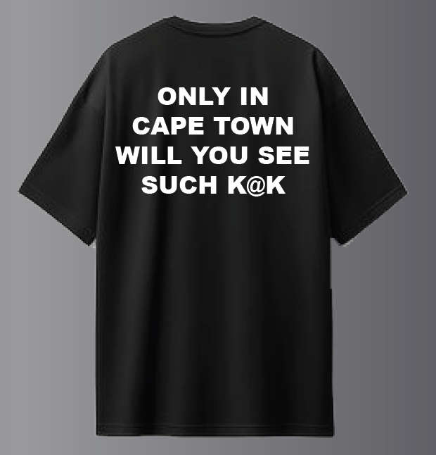 Only In Cape Town Oversized T-Shirt