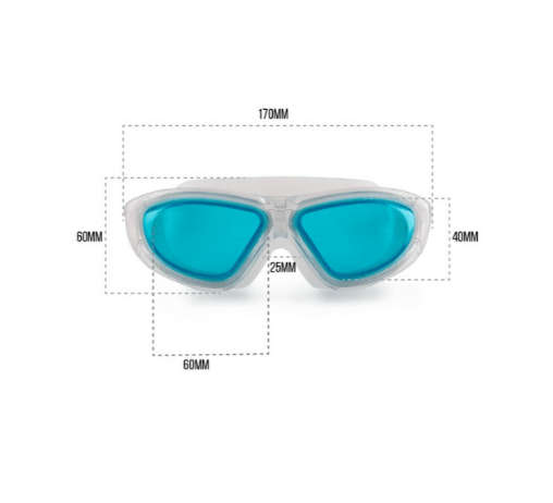 Protective Film Swimming Goggles With Ear Plugs