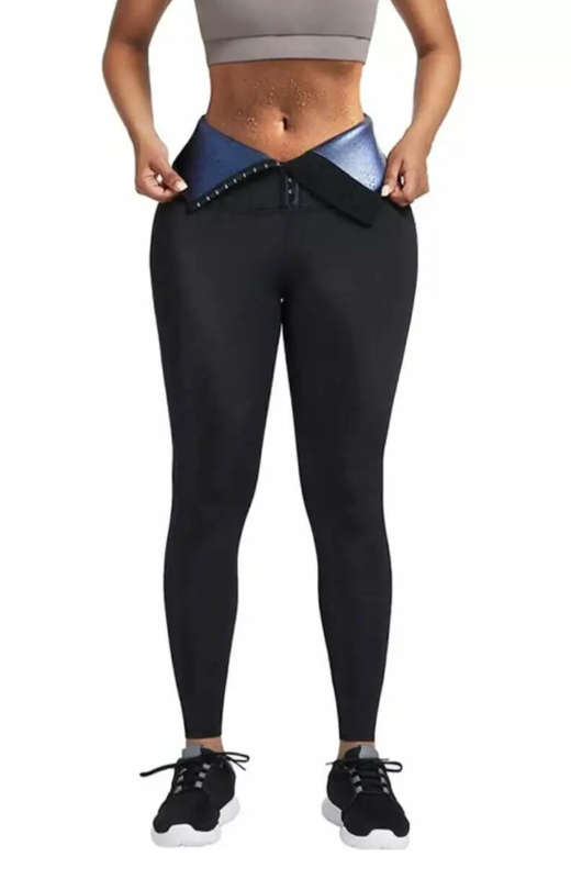 Tummy Sweat Pants High Waist Leggings