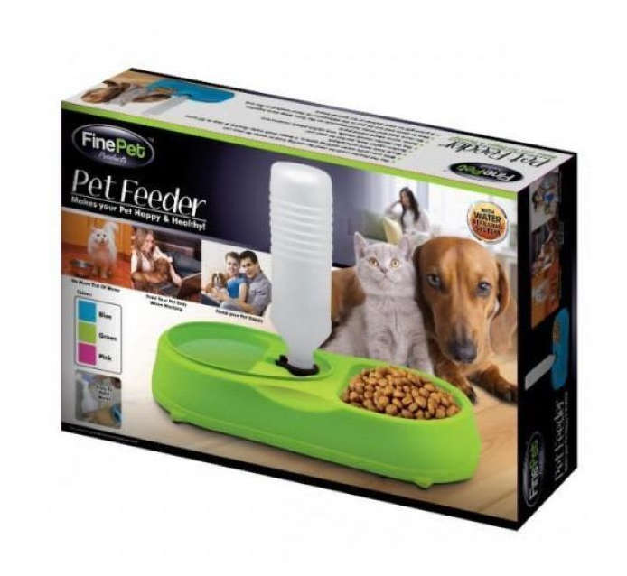 2 in 1 Pet Feeder (Food & Water)