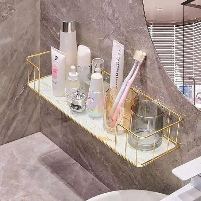 Small Bathroom Vanity Storage Rack