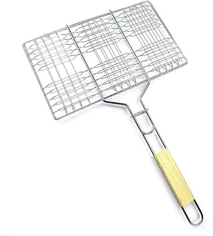 Small Stainless Steel Barbecue Grilling Basket