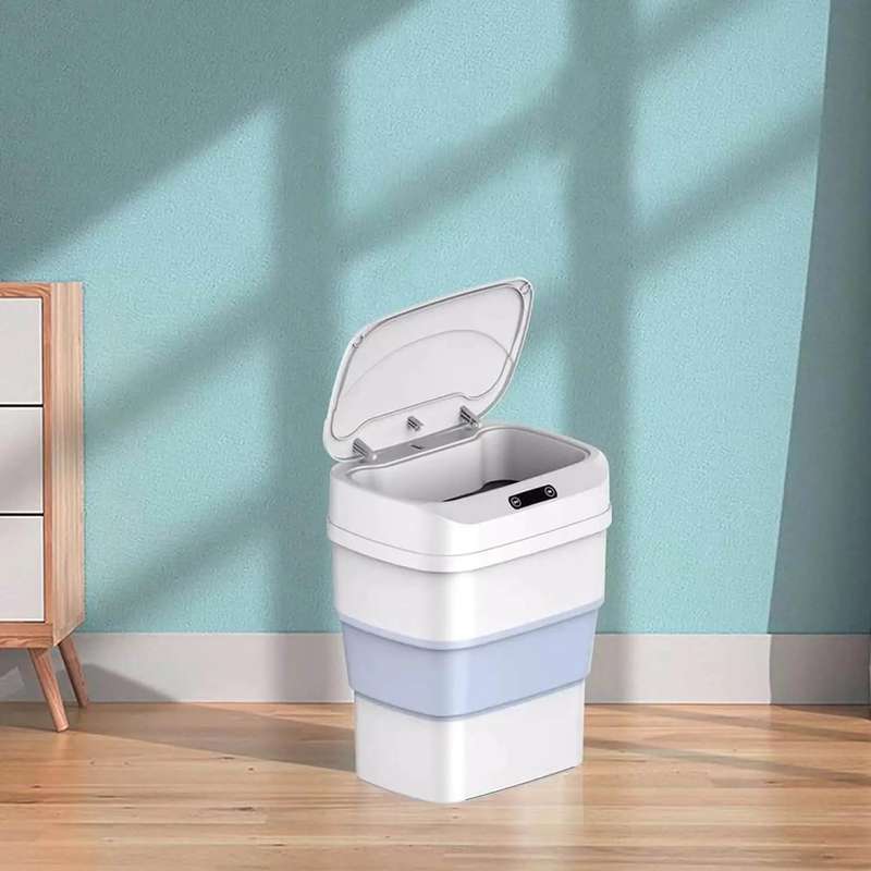 Smart Sensor Folding Trash Can
