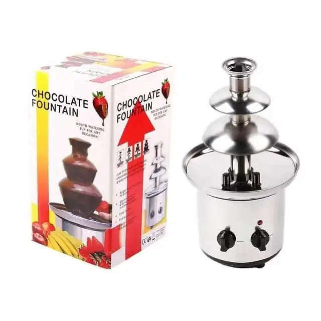 Stainless Steel 2 Tier Chocolate Fountain